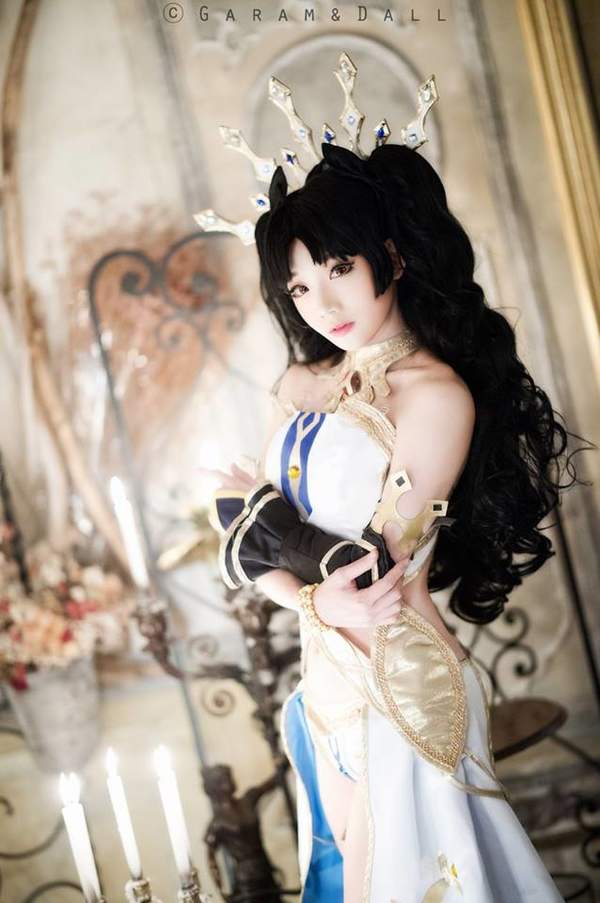 韩国小姐姐cos巴比伦丰收女神蜂腰肥臀难以把持