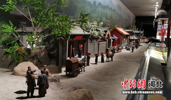 承德博物馆再现古热河街景.
