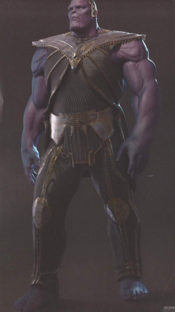 漫威画师晒《复联3》灭霸cg图 紫薯精半裸上身肌肉炸裂