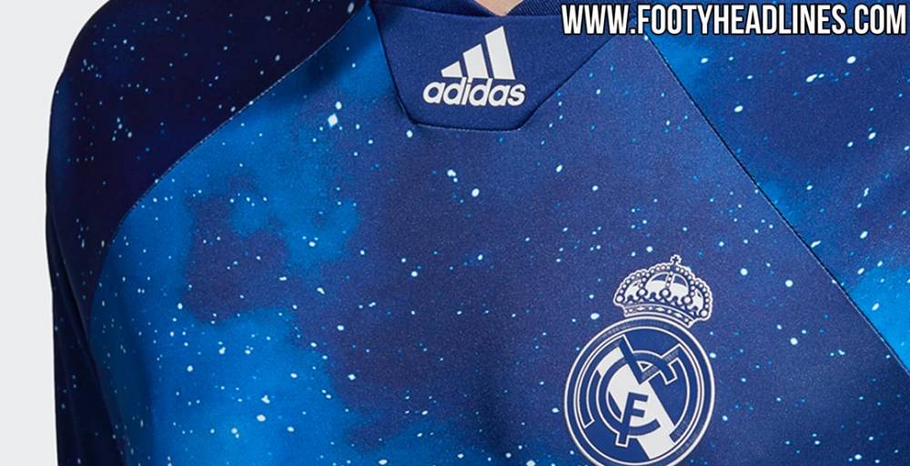 银河星光!皇马19-20赛季特制版球衣谍照流出