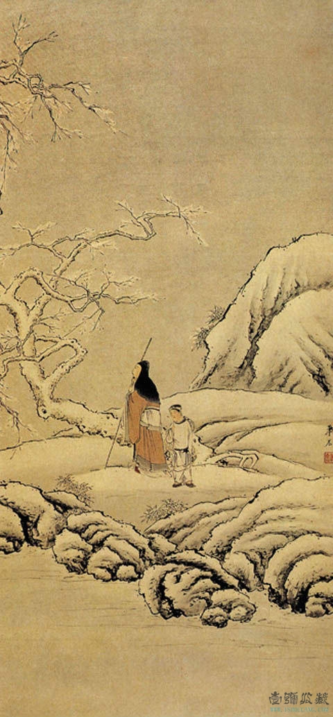 看雪景山水画古人消暑的另外一个妙招