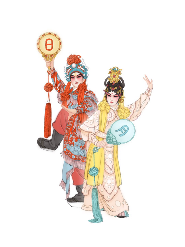 南开教师粤剧特种邮票设计手稿被粤剧艺术博物馆收藏