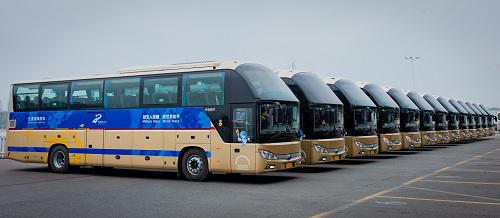 第七届世界军人运动会保障用车宜昌交运集团驾乘团队今日出征