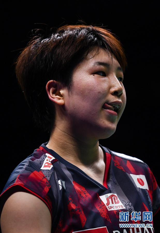 8月4日,山口茜在比赛中.