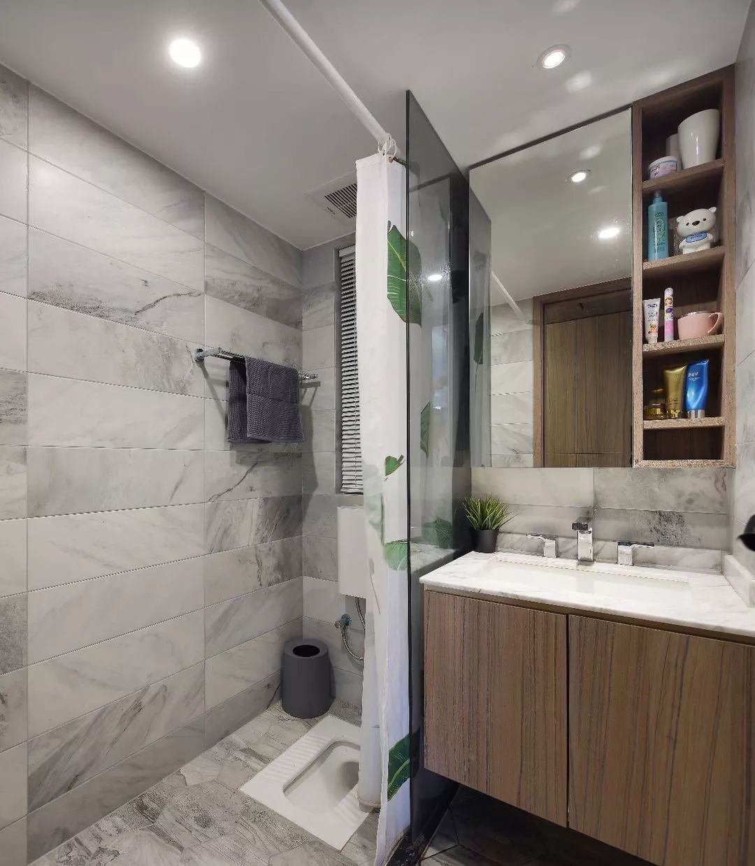 3㎡的卫生间,能装成这样我就非常满意了!