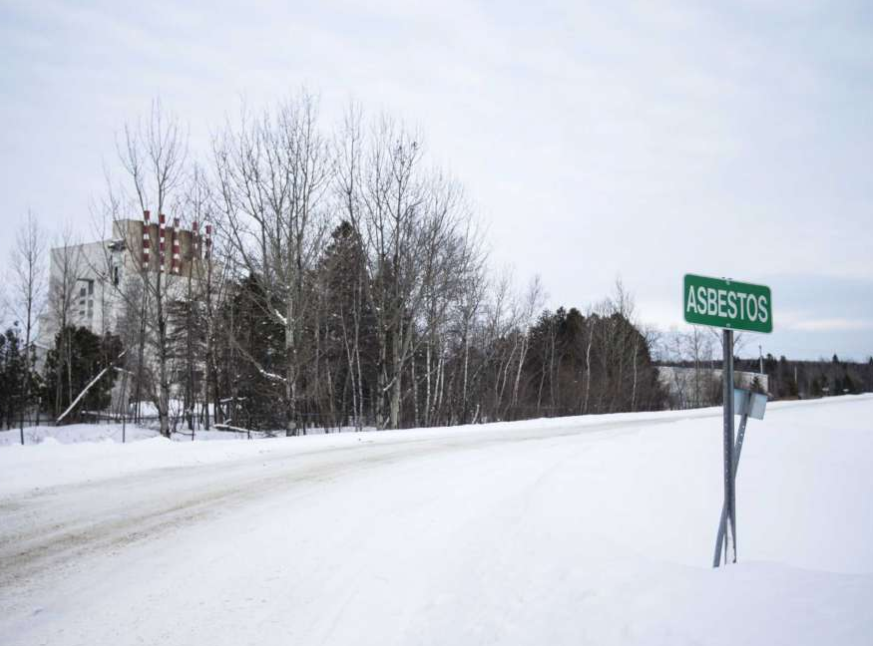 　　加拿大魁北克省石棉小镇决定明年改名。（图源：彭博社）