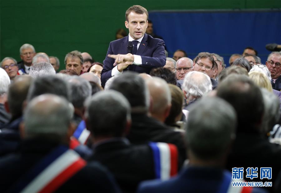 法国总统正式启动全国辩论以凝聚改革共识（图片来源：新华社）