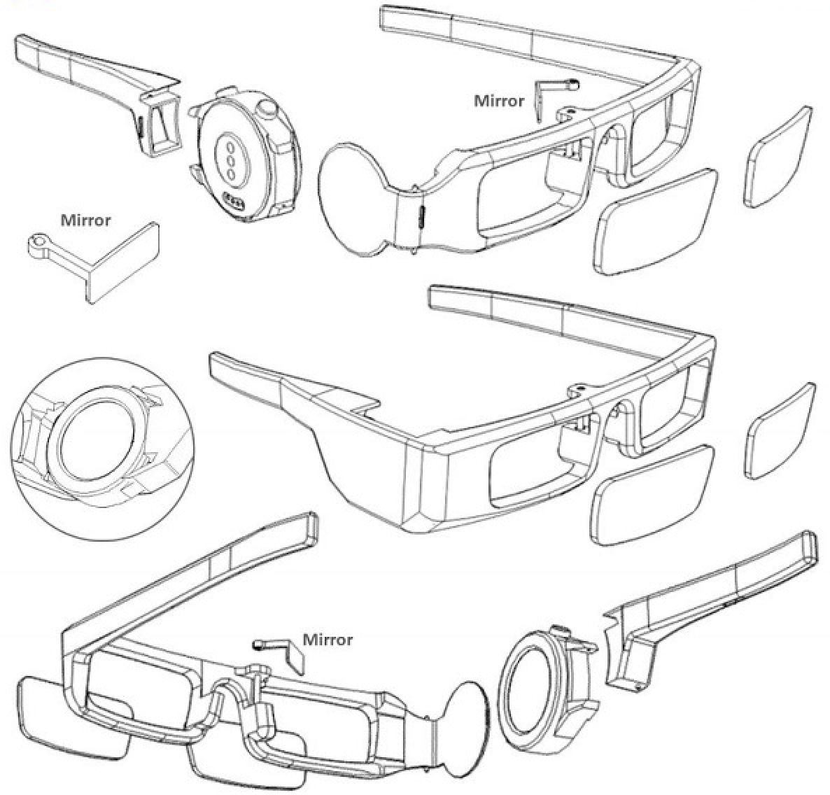 华为ar眼镜架新专利曝光需嵌入智能手表