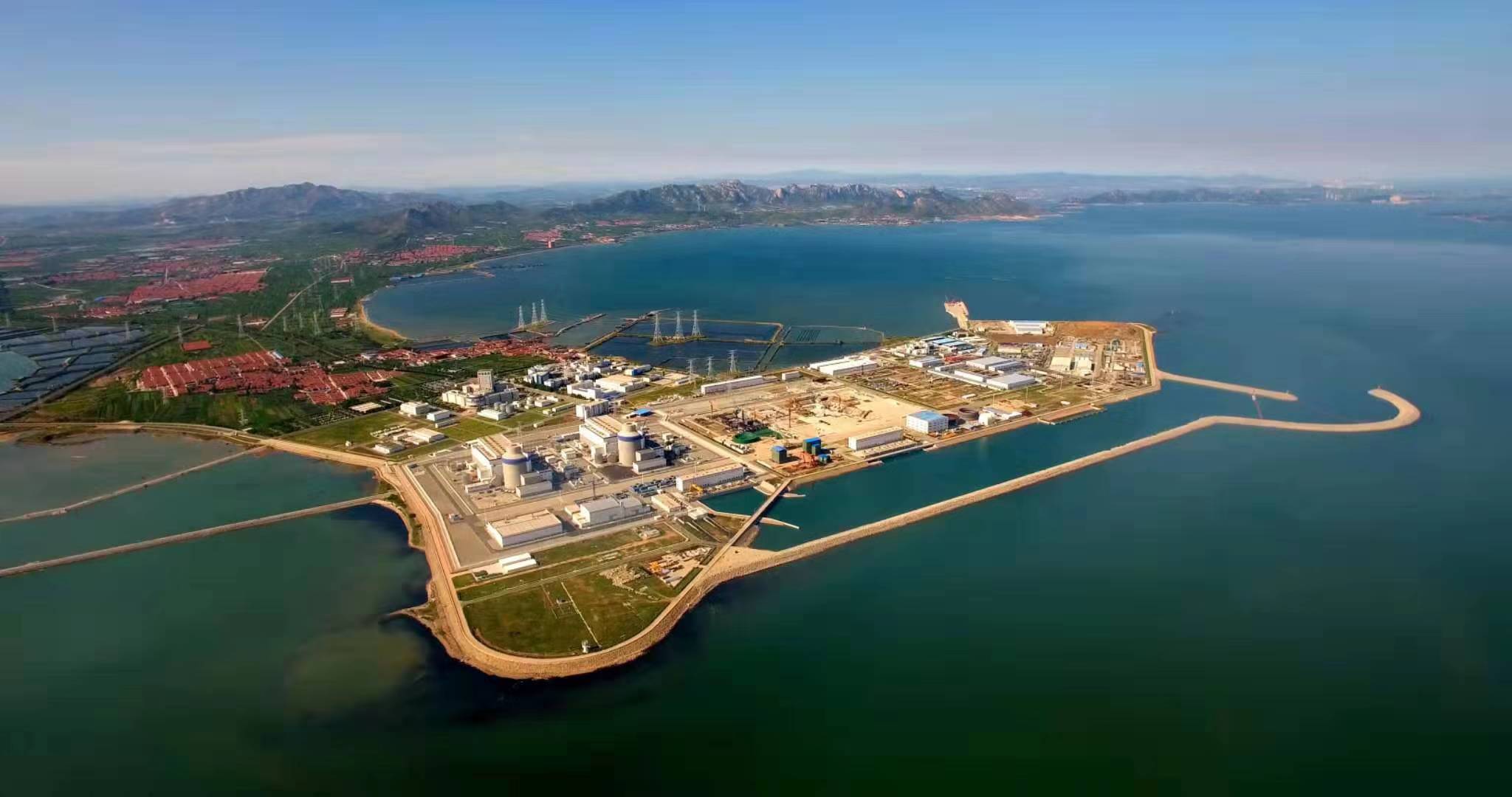 隆冬将至 你用得上核能供暖吗 海阳核电站全景。山东核电公司供图