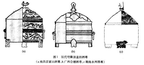 地动仪图片:张衡地动仪到底长啥样?我们翻了100多年的历史…… 出土的汉代酒尊形制。图片来源:《地动仪复原模型的造型设计》截图