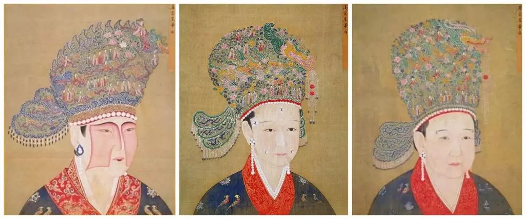 按照时间顺序看宋代皇后的画像,可以非常明显的看出一个由夸张到简化