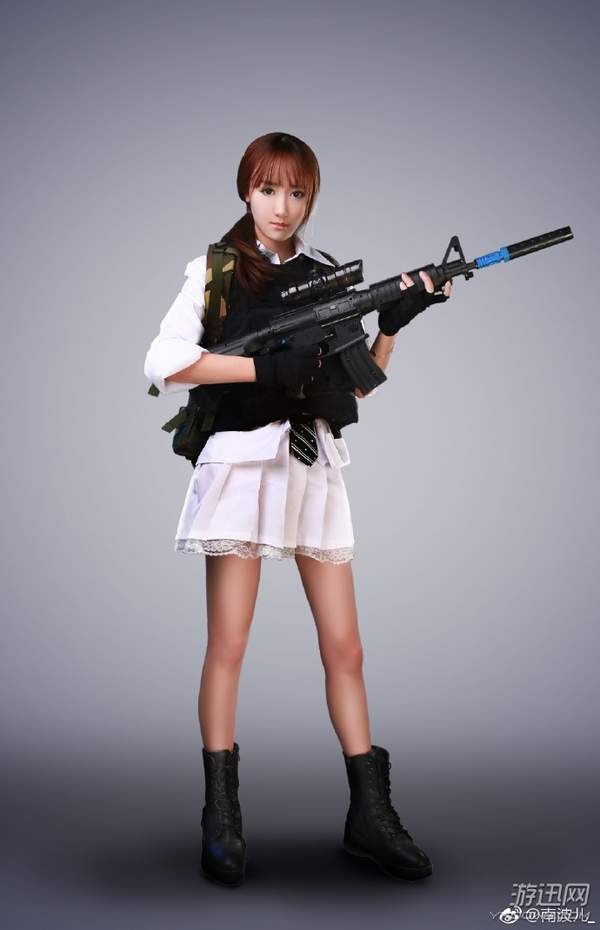 美女主播cos《绝地求生》 还调戏网友:要来一发吗?