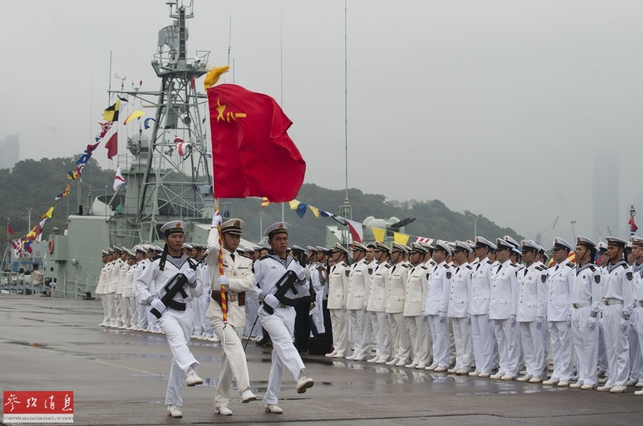 海军舰艇交接仪式图片