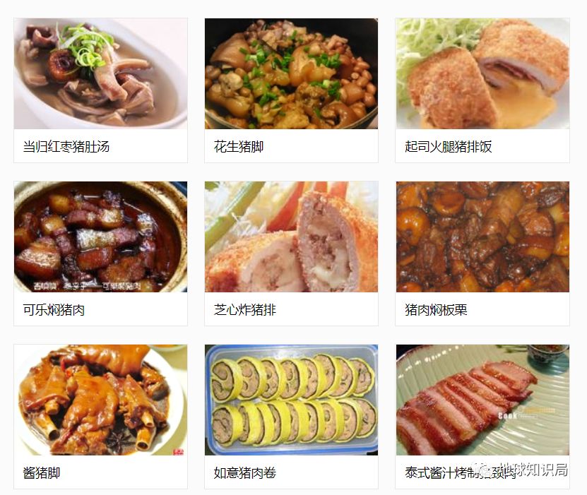 中国人爱吃猪肉.翻看中国人的食谱,所谓的"硬菜"常是猪肉做主角.