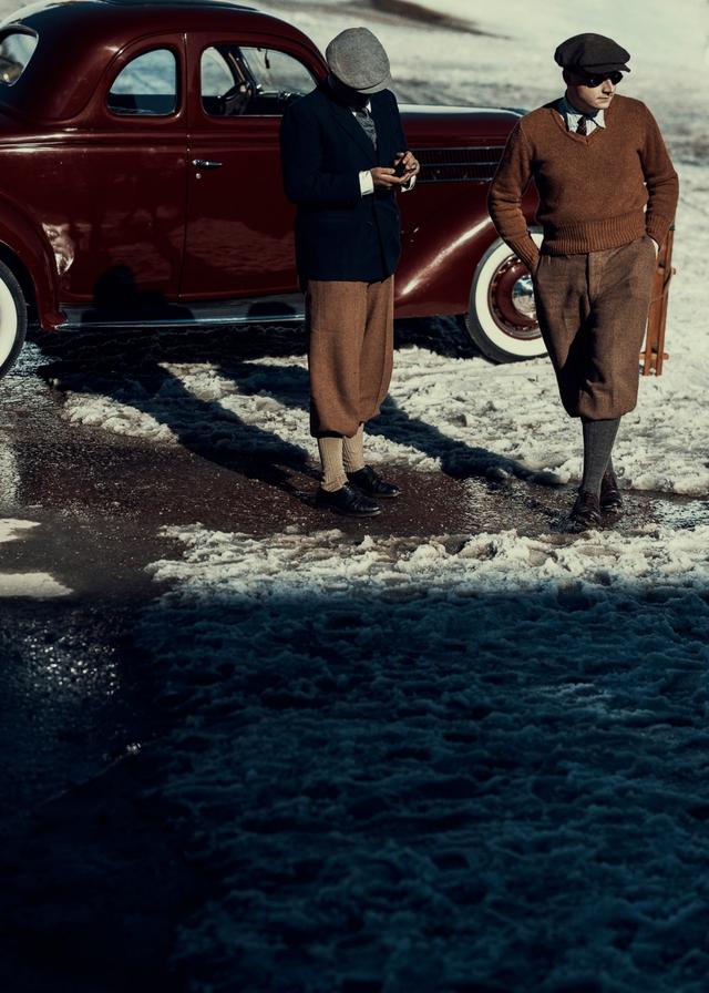 复古老爷车的视觉盛宴 浓郁的电影怀旧氛围感