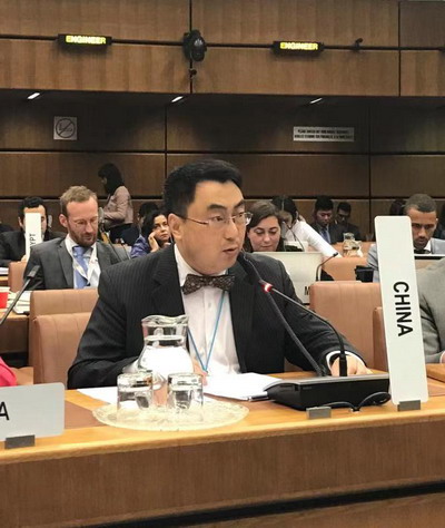 常驻维也纳联合国和其他国际组织代表王群大使出席联合国麻醉品委员会