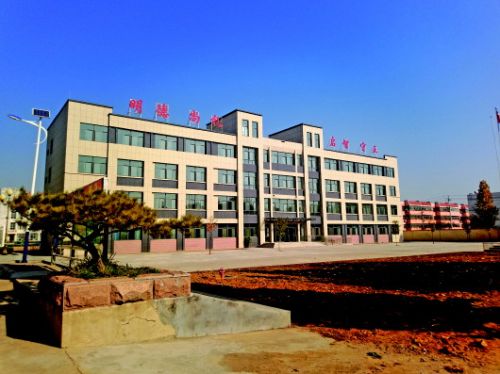 俺想有个大操场 肥城一中学操场上盖教学楼跑道只剩150米