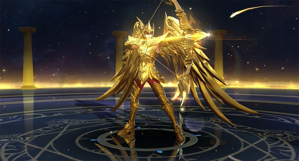 《王者荣耀》后羿新皮肤 黄金射手座艾俄洛斯