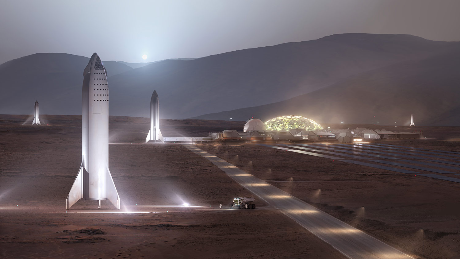 马斯克终极目标：20年内在火星建造自给自足城市--快科技--科技改变未来