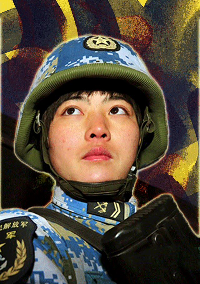 当兵的姑娘,就是这么酷!