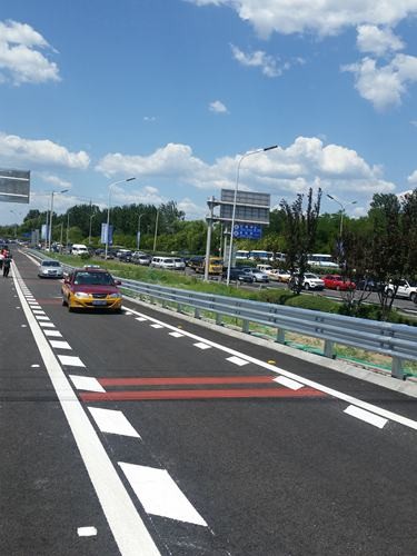 四环路万泉河桥新建西向北匝道 将于今天上午11点完工通车