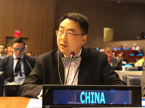 军控司司长王群率团出席联合国轻小武器行动纲领第三次审议大会