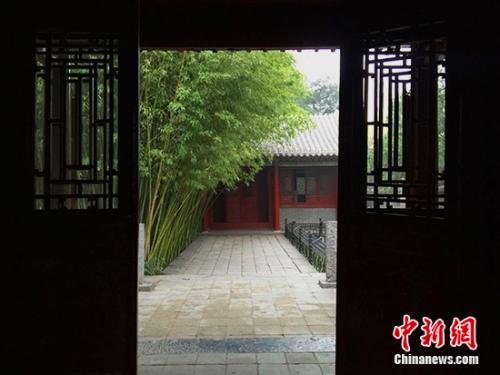 嵩阳书院。中新网记者 宋宇晟 摄