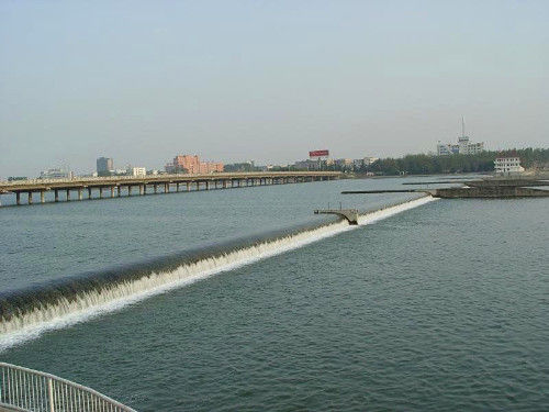 南阳市3000万方清水补充橡胶坝库区