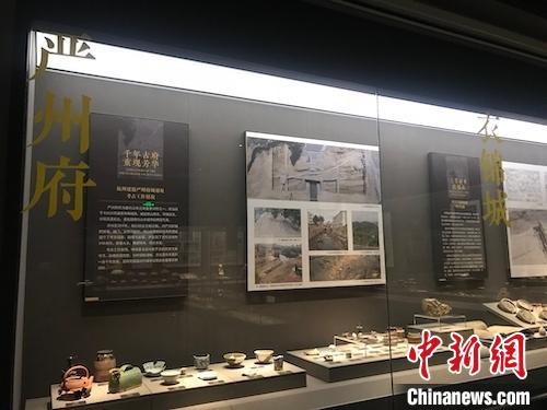 图为2019杭州出土文物展 （江杨烨 摄）