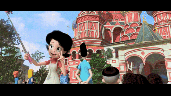 爸爸撕了大头儿子的画,导致能制服冲天吼的剑失灵,一家人合力拼画恢复