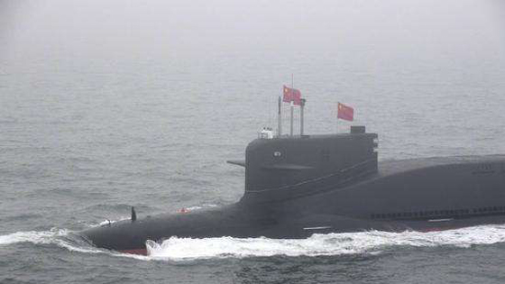 海军崛起:外媒:中国海军迅速崛起 进步超乎想象 4月23日,中国海军大阅兵,新型核潜艇接受检阅