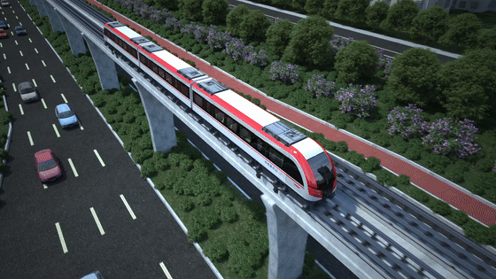 非中车系统 这家公司研制时速200中低速磁浮列车 动态调试已经进入