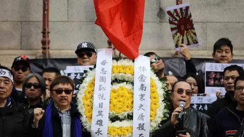 ▲香港市民举国旗游行（香港01）
