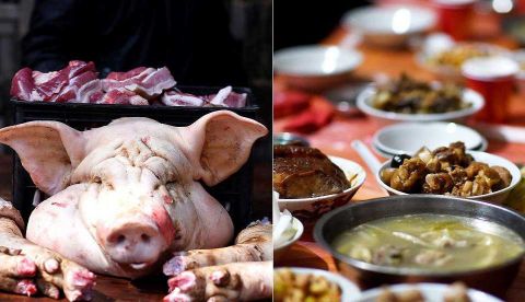 广西深山全猪宴 1猪10菜40桌