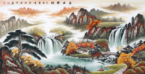 张大千再传弟子画家刘海青——笔造万象 墨生辉