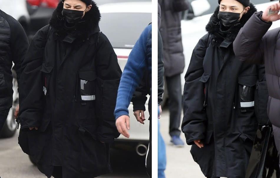 权志龙退伍后状态大好风衣外面套棒球服造型帅气重回巨星巅峰