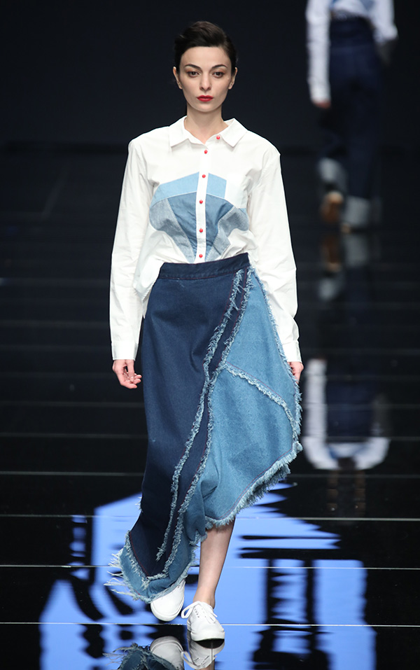 2018江南国际时装周|壹件件的丹宁拼接世界|丹宁|国际时装|服装_新浪
