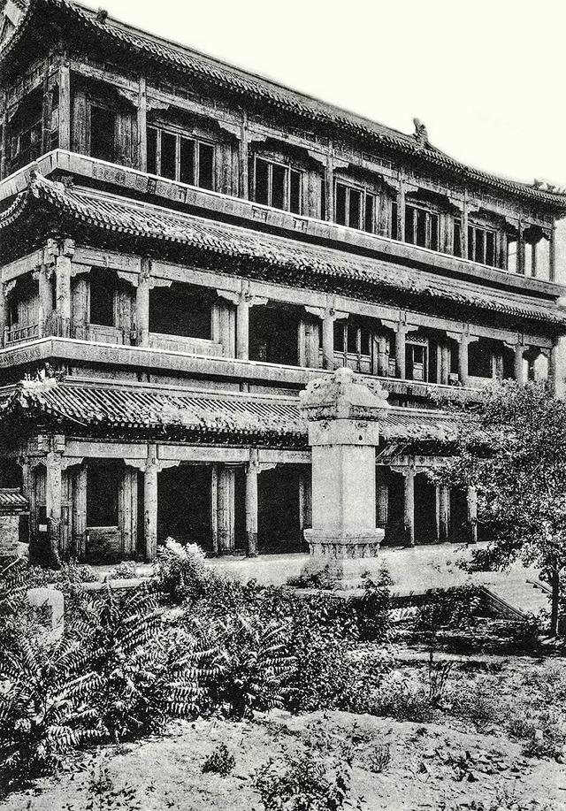 图24 北京北海小西天万佛楼,喜仁龙摄.