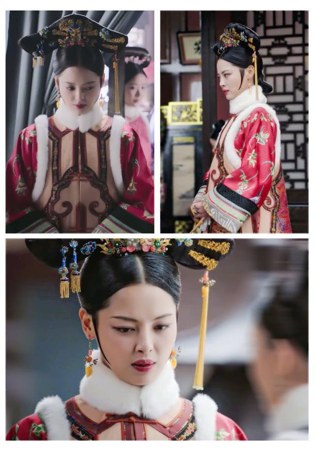 《如懿传》嘉贵妃9套服装与9种唇色,辛芷蕾的福利真好