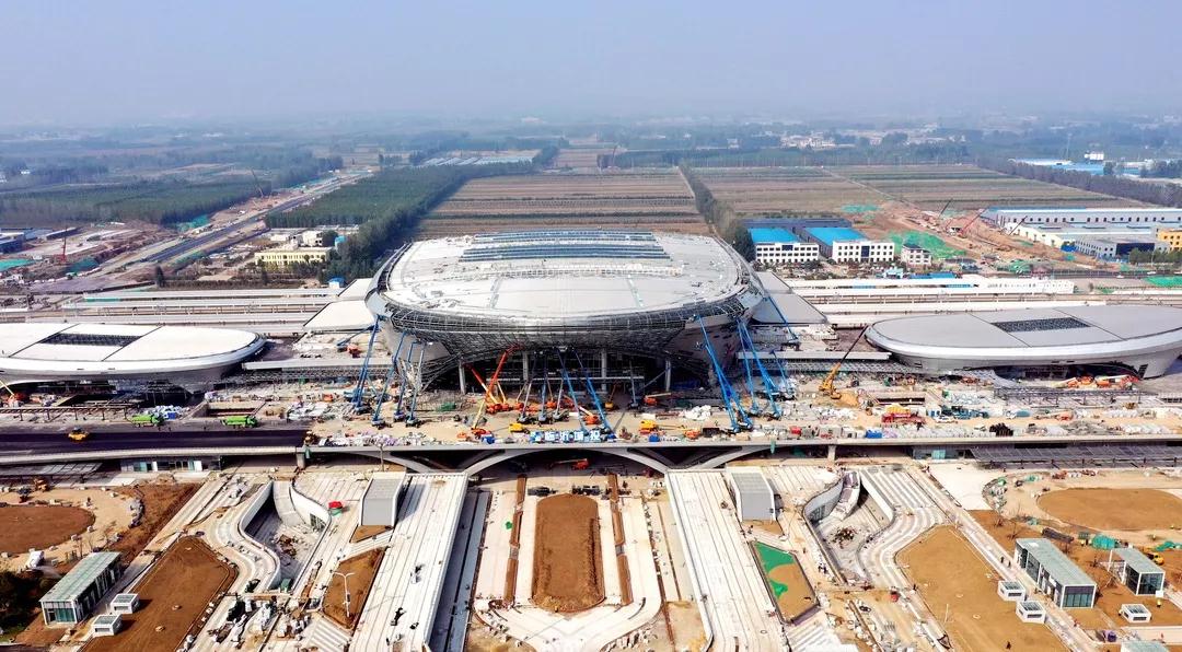 58秒航拍 | 鲁南高铁建设进入冲刺阶段!10月中旬将开始运行试验