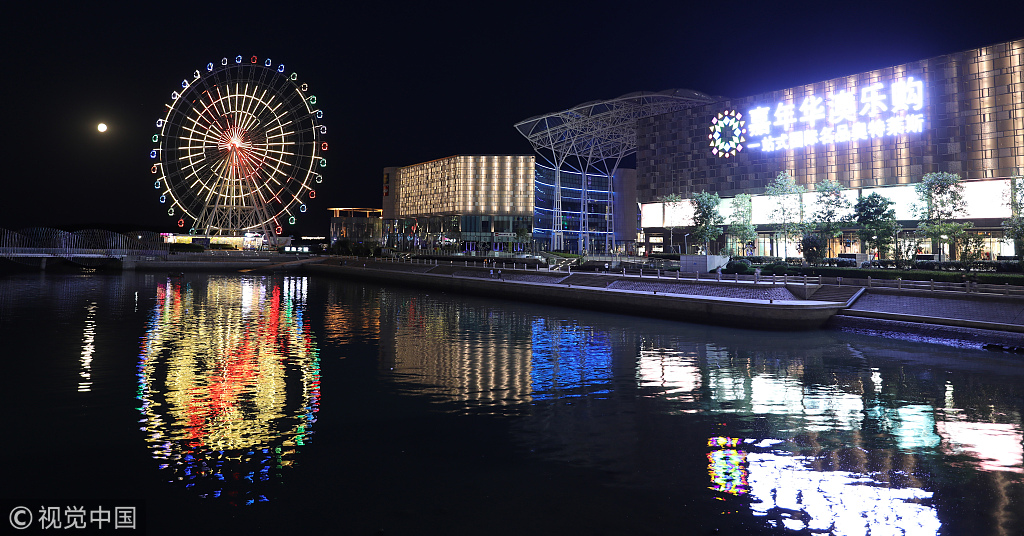 中秋佳节:各地市民共同赏月|中秋佳节|唐岛湾|一轮明月_新浪新闻