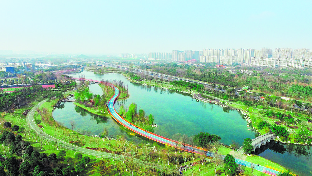 成都加快建设蜀风雅韵的天府绿道公园场景|交子|天府|公园_新浪新闻