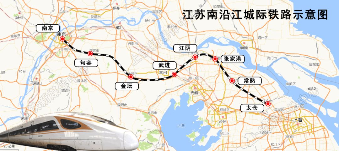南京首位,高铁先行!江苏围绕南京布局"米"字型铁路网