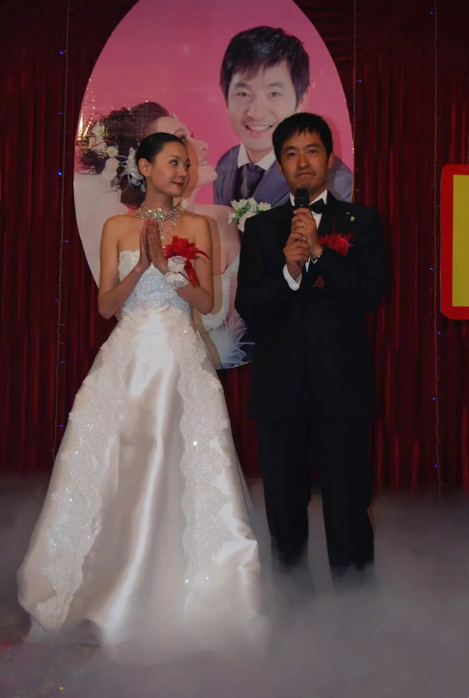 程莉莎和郭晓东婚礼图片