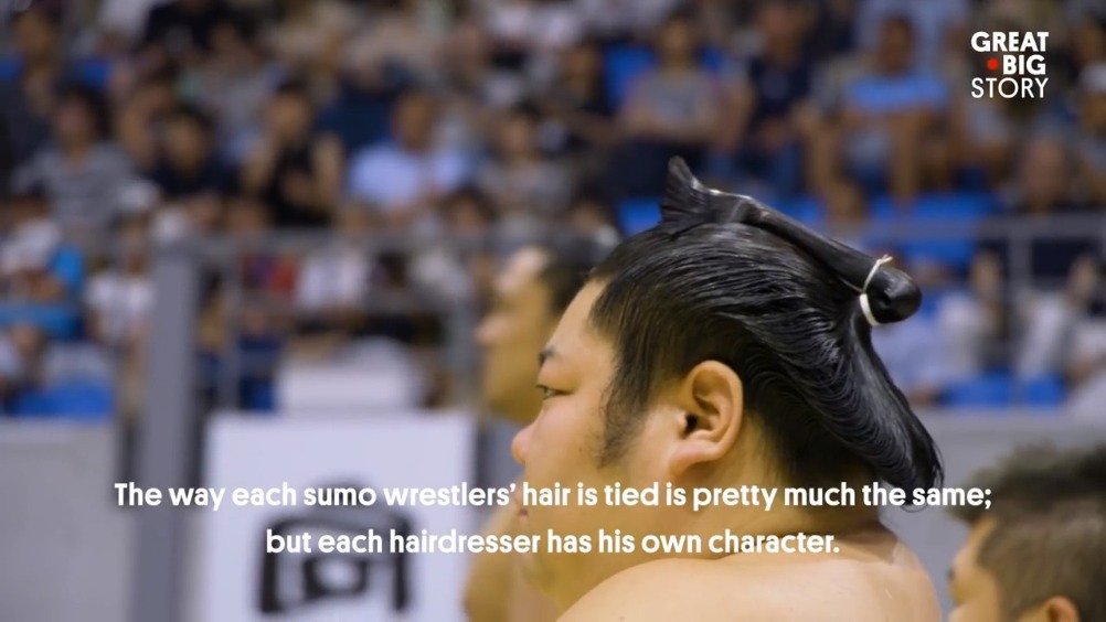 日本相扑手的发式,原来有这么多讲究(来源:great big