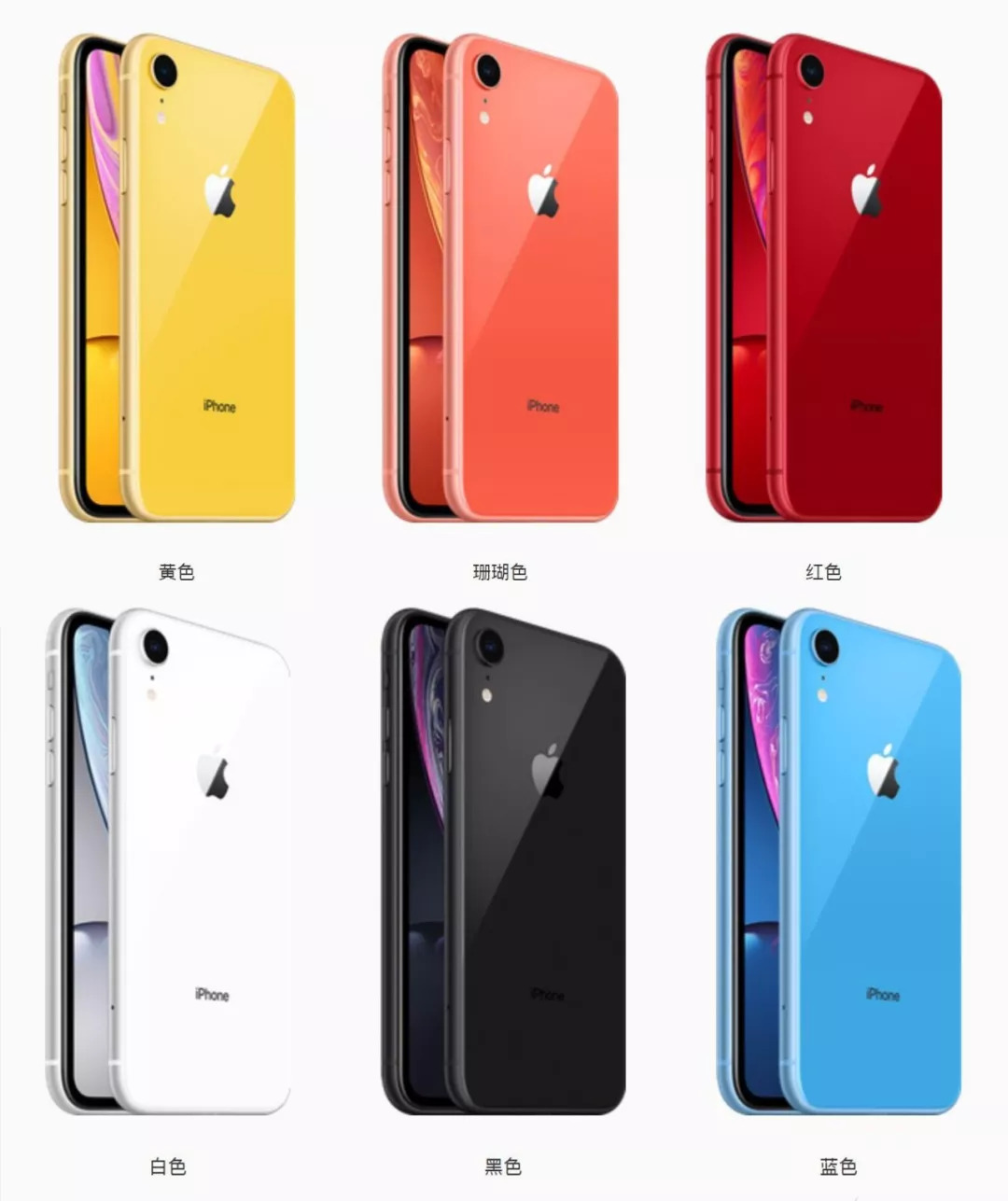 6种配色双卡双待廉价版iphonexr才最值得买