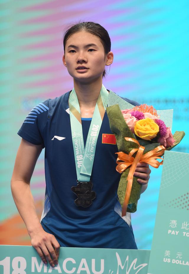 羽毛球——澳门公开赛:中国选手韩悦获女单亚军
