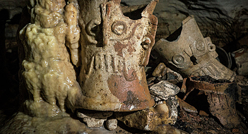 考古学家发现了目前已知的世界最大玛雅雕像作坊。（路透社）