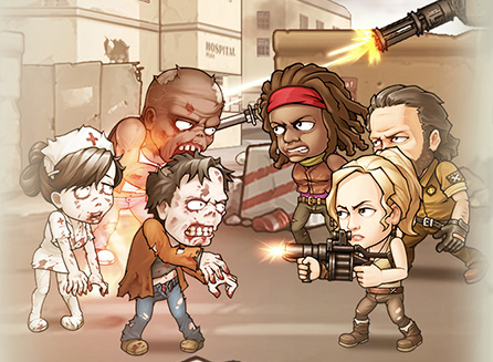 游戏采用了q版美漫的画风,这这种美术风格在末日类的题材中算是一股"