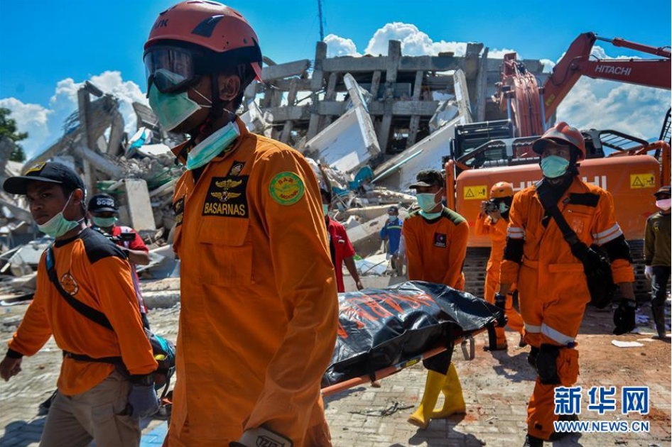 印尼全力开展地震和海啸灾后救援(组图)|印度尼西亚|卢比斯|苏拉威西